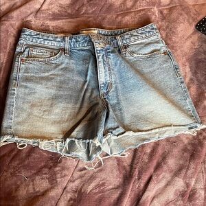 Universal Thread Light Blue Frayed Jean Shorts
